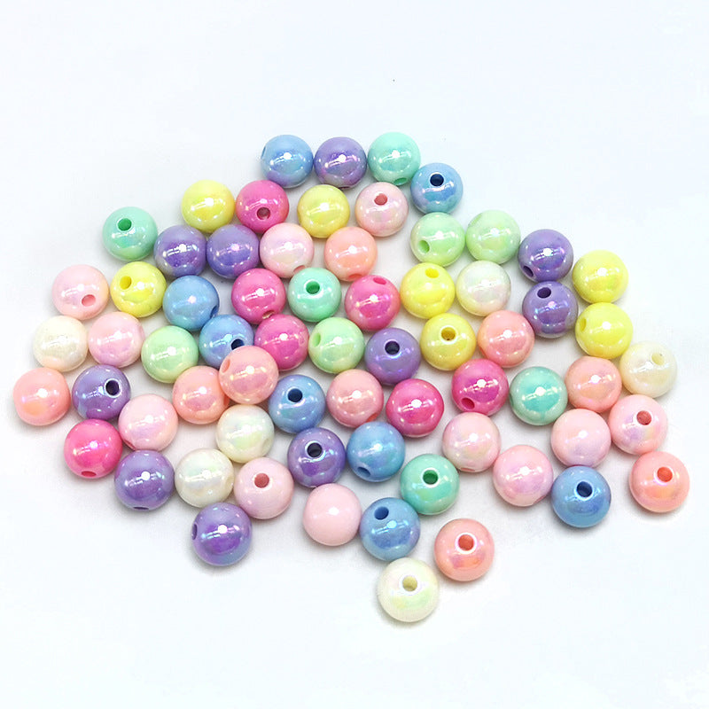 Wholesale 50PCS/PACK  Acrylic Round DIY Resin Beads